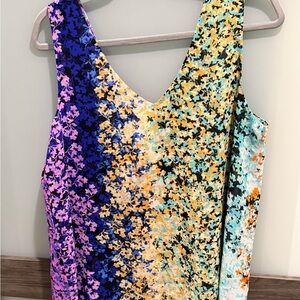 Multicolor Sleeveless blouse